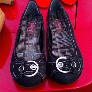 Jellypop memory foam black ballet flats sz 7